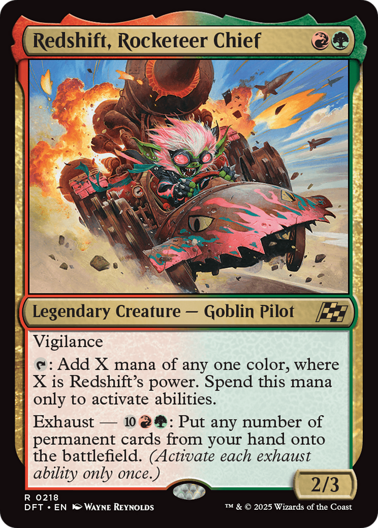 Redshift, Rocketeer Chief [Aetherdrift] | Webway Games