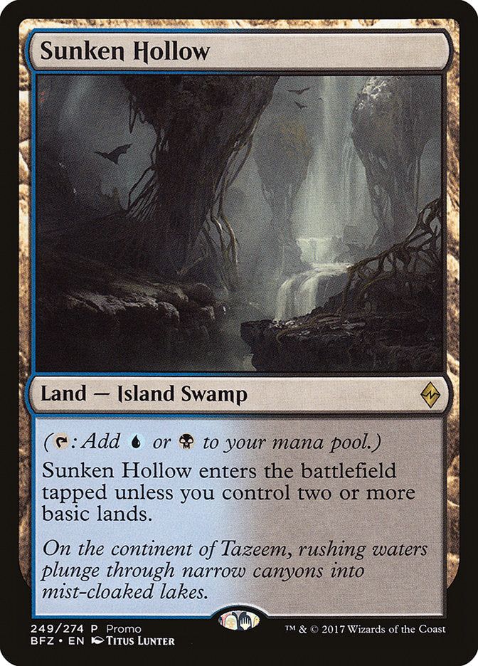 Sunken Hollow (Promo) [Standard Showdown Promos] | Webway Games