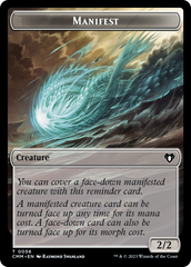 Manifest // Eldrazi Scion Double-Sided Token [Commander Masters Tokens] | Webway Games