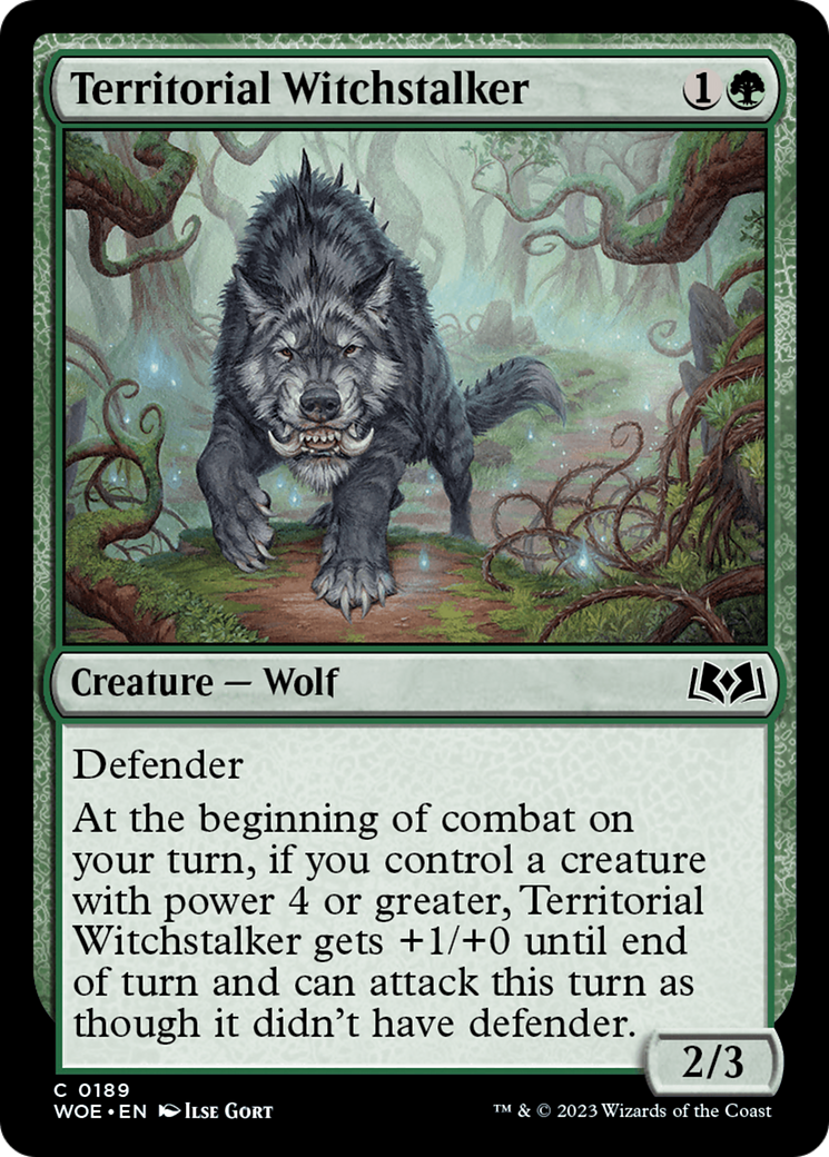 Territorial Witchstalker [Wilds of Eldraine] | Webway Games