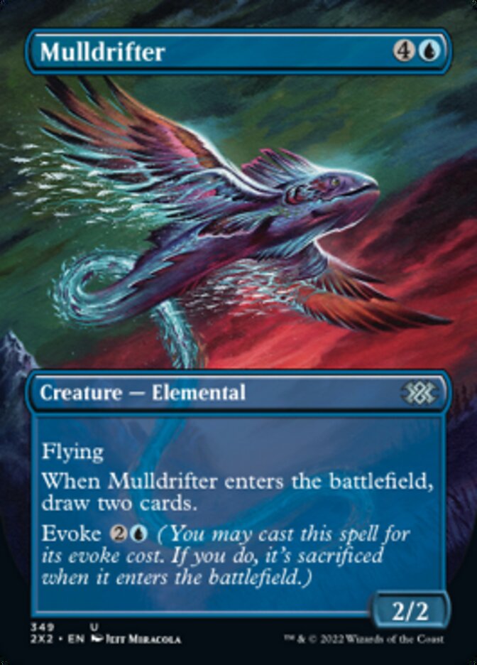Mulldrifter (Borderless Alternate Art) [Double Masters 2022] | Webway Games