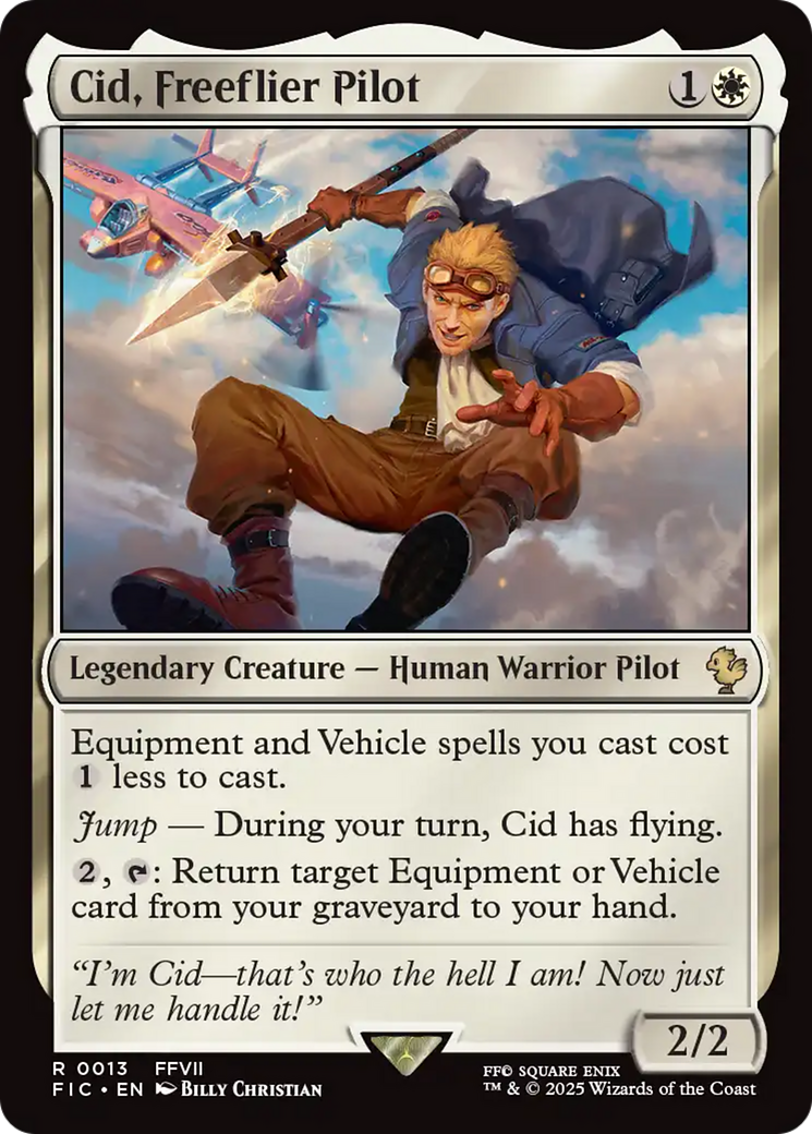 Cid, Freeflier Pilot [FINAL FANTASY Commander] | Webway Games