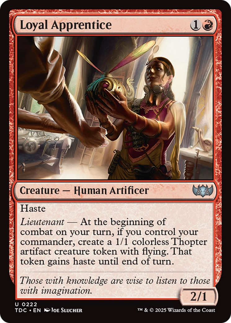 Loyal Apprentice [Tarkir: Dragonstorm Commander] | Webway Games
