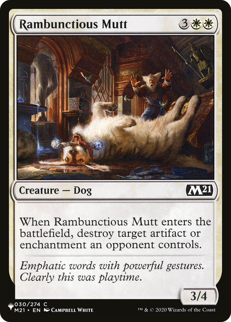 Rambunctious Mutt [The List] | Webway Games