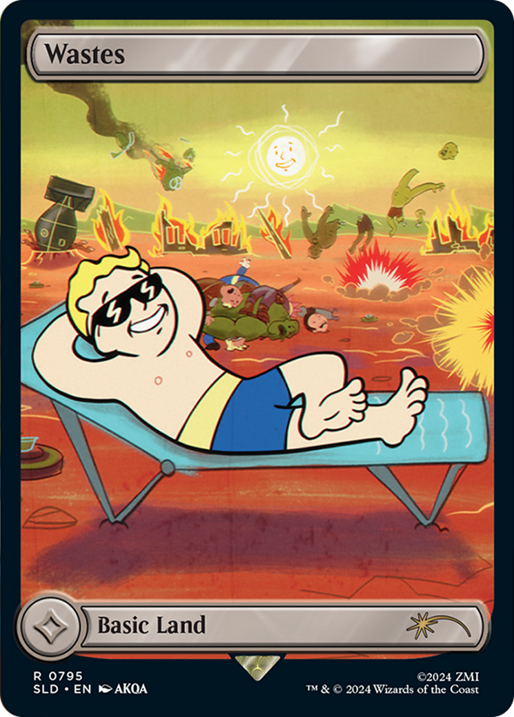 Wastes (795) (Rainbow Foil) [Secret Lair Drop Series] | Webway Games