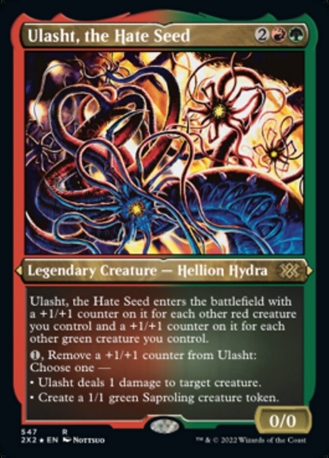 Ulasht, the Hate Seed (Foil Etched) [Double Masters 2022] | Webway Games