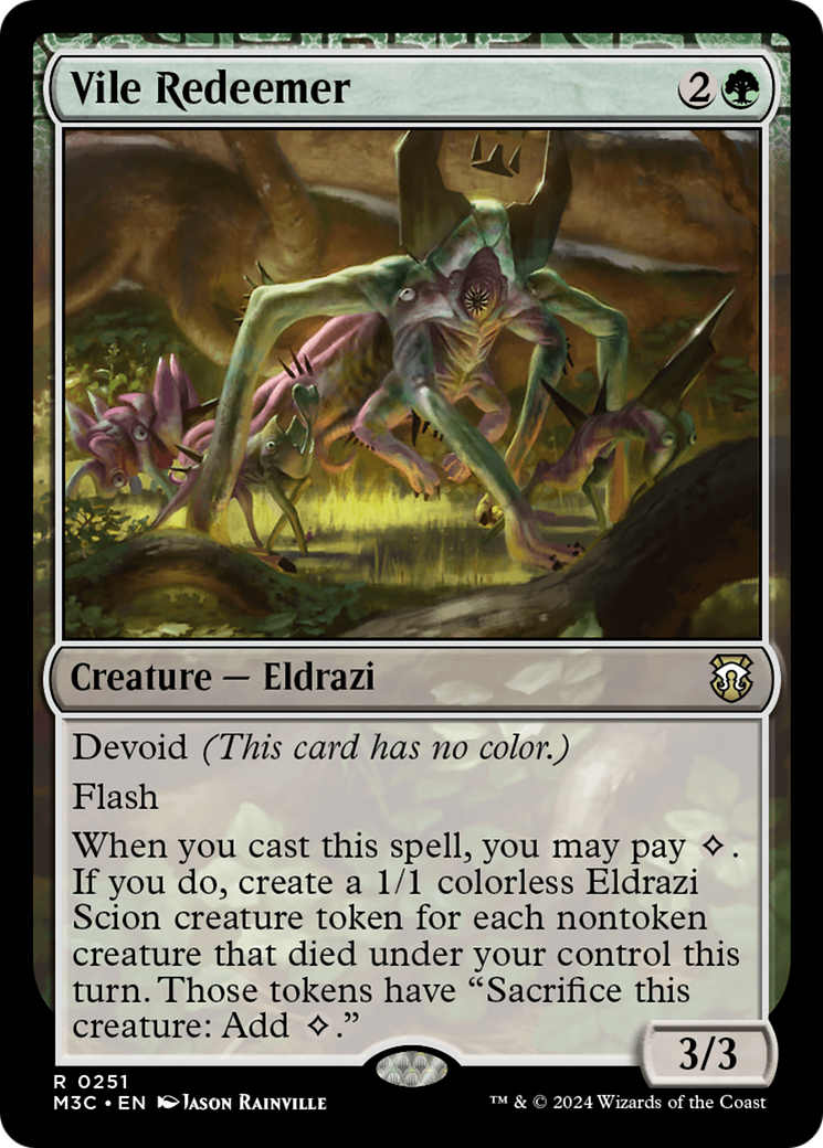 Vile Redeemer (Ripple Foil) [Modern Horizons 3 Commander] | Webway Games