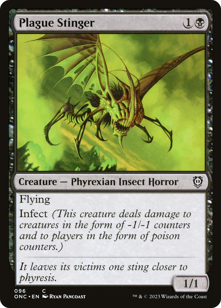 Plague Stinger [Phyrexia: All Will Be One Commander] | Webway Games