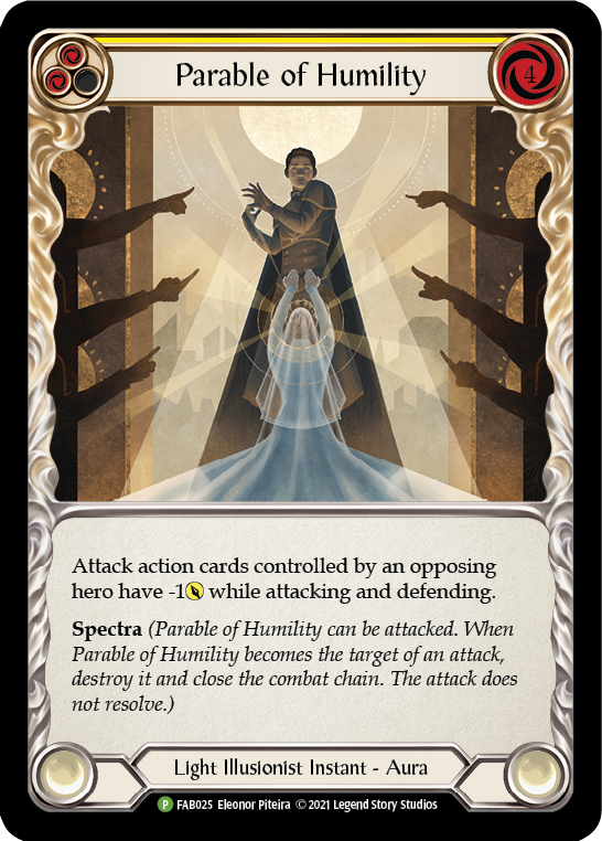 Parable of Humility [FAB025] (Promo)  Cold Foil | Webway Games