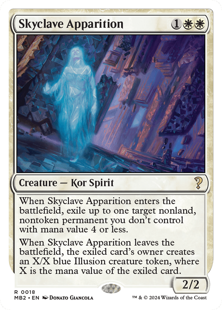 Skyclave Apparition (White Border) [Mystery Booster 2] | Webway Games
