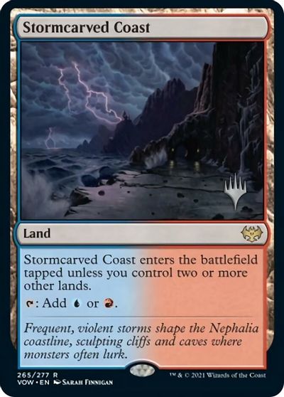 Stormcarved Coast (Promo Pack) [Innistrad: Crimson Vow Promos] | Webway Games