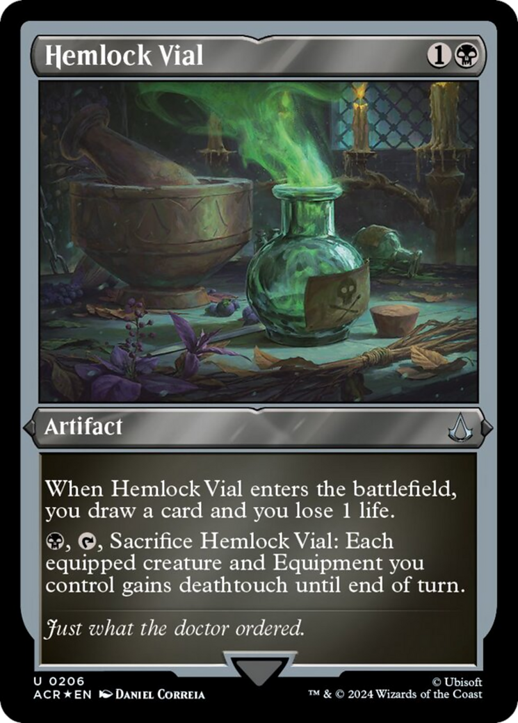 Hemlock Vial (Foil Etched) [Assassin's Creed] | Webway Games
