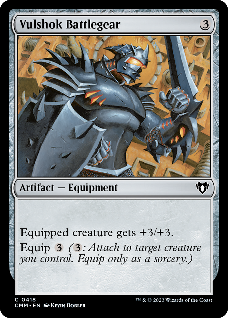 Vulshok Battlegear [Commander Masters] | Webway Games