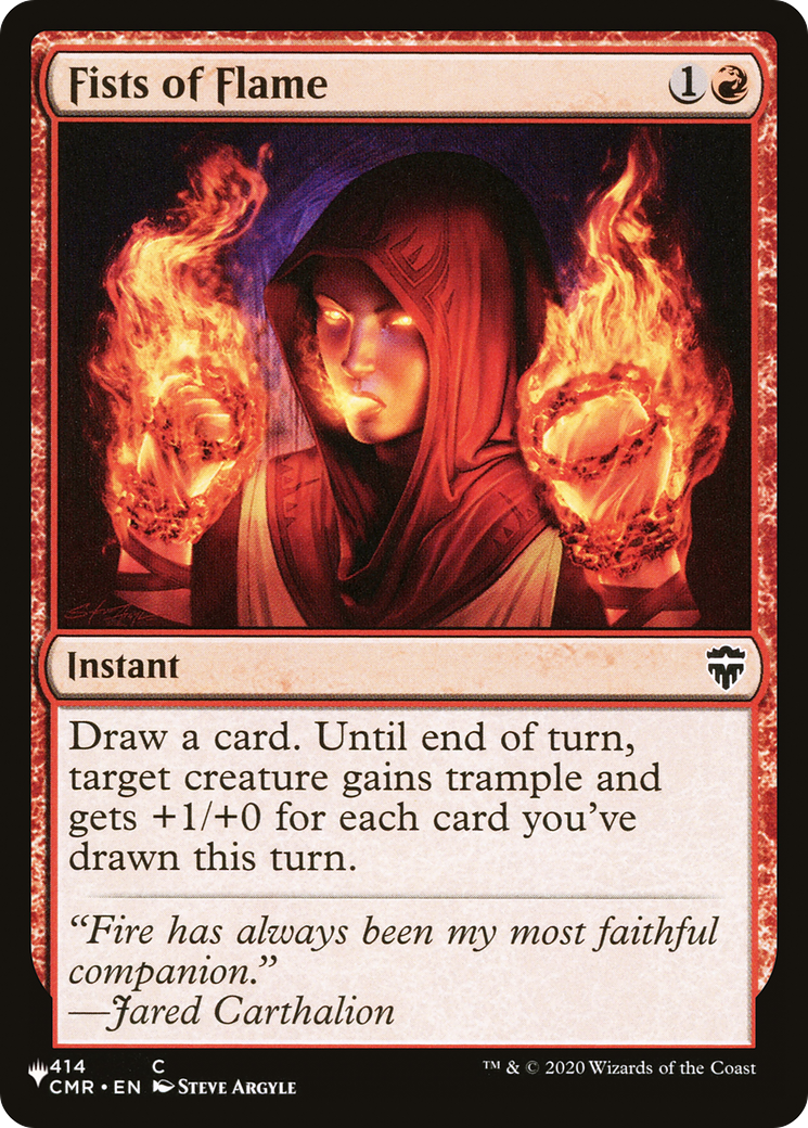 Fists of Flame [The List] | Webway Games