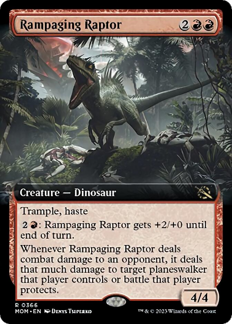 Rampaging Raptor (Extended Art) [March of the Machine] | Webway Games