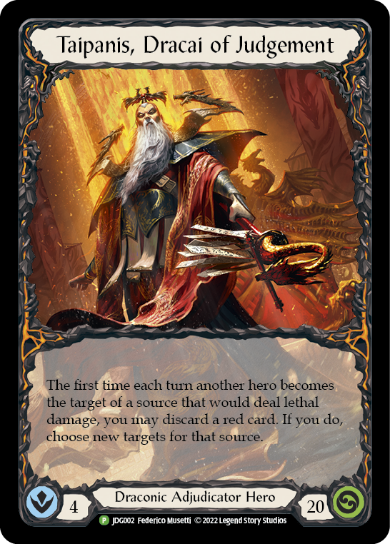 Taipanis, Dracai of Judgement [JDG002] (Promo)  Rainbow Foil | Webway Games