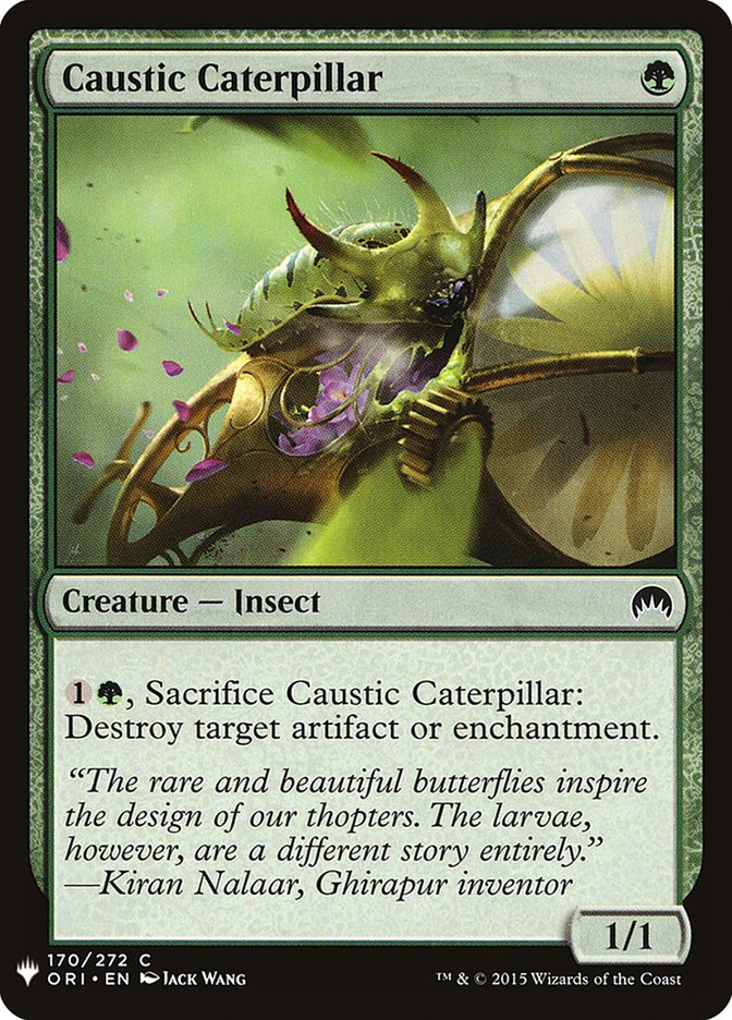 Caustic Caterpillar [Mystery Booster] | Webway Games