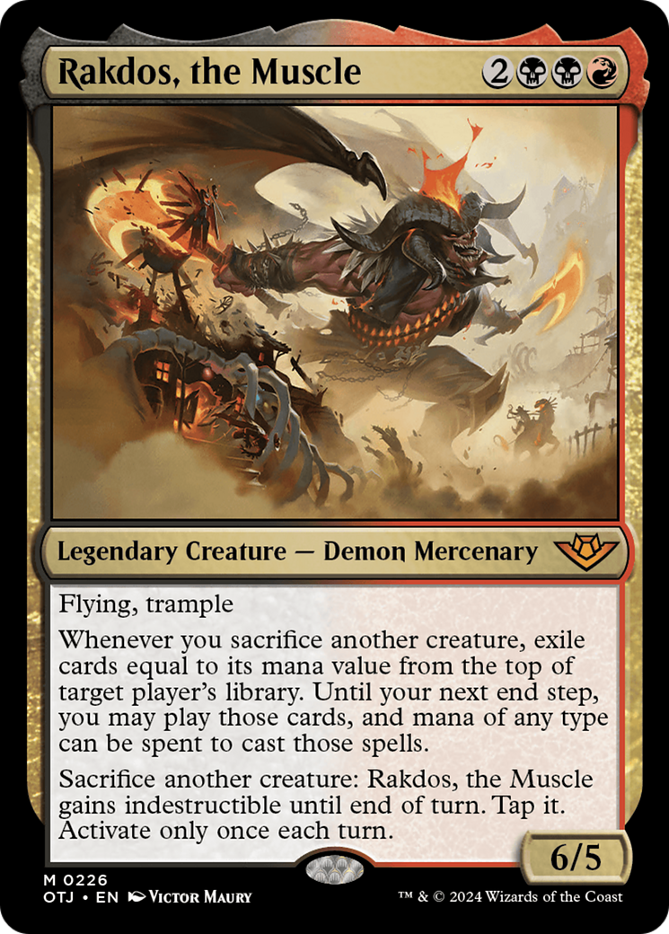 Rakdos, the Muscle [Outlaws of Thunder Junction] | Webway Games