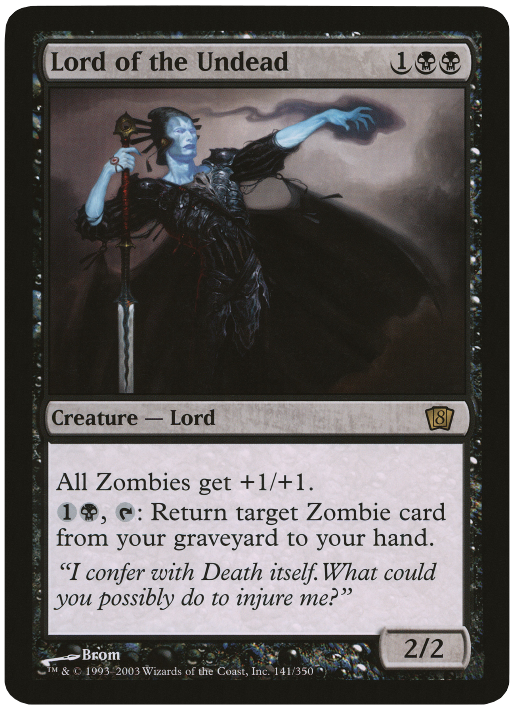 Lord of the Undead (Oversized) [Eighth Edition Box Topper] | Webway Games