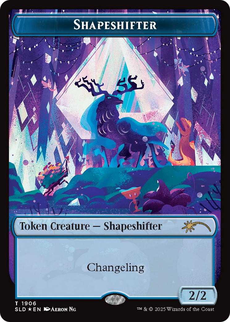 Shapeshifter Token (1906) (Double Rainbow Foil) [Secret Lair Drop Series] | Webway Games