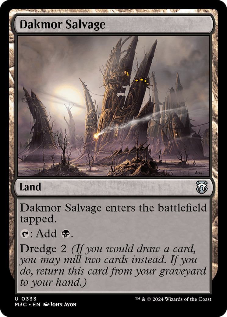 Dakmor Salvage (Ripple Foil) [Modern Horizons 3 Commander] | Webway Games