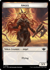 Angel // Plot Double-Sided Token [Outlaws of Thunder Junction Tokens] | Webway Games