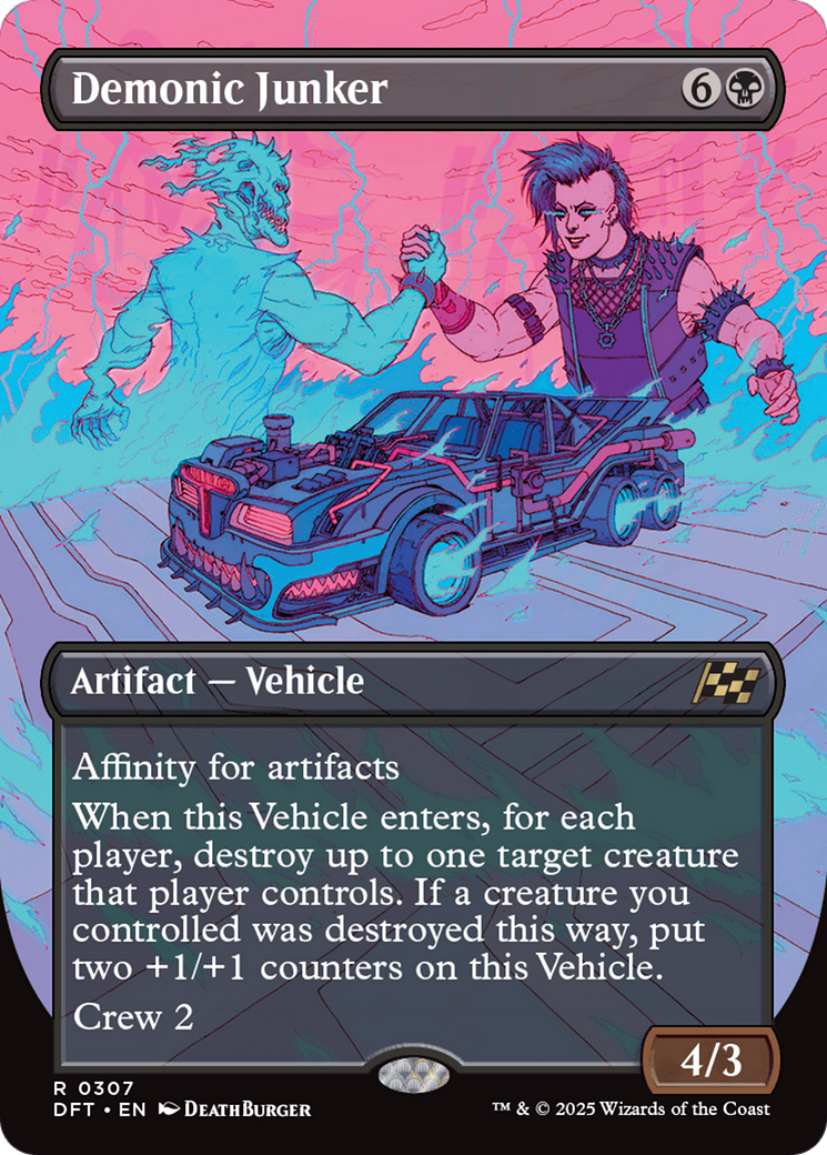 Demonic Junker (Borderless) [Aetherdrift] | Webway Games