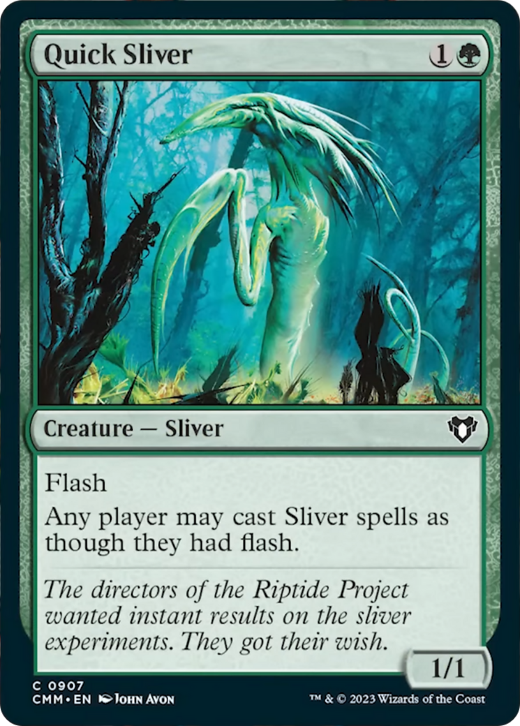 Quick Sliver [Commander Masters] | Webway Games