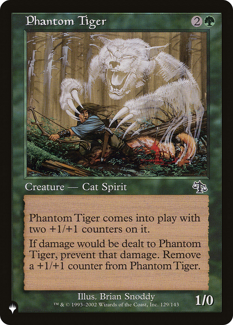 Phantom Tiger [The List] | Webway Games