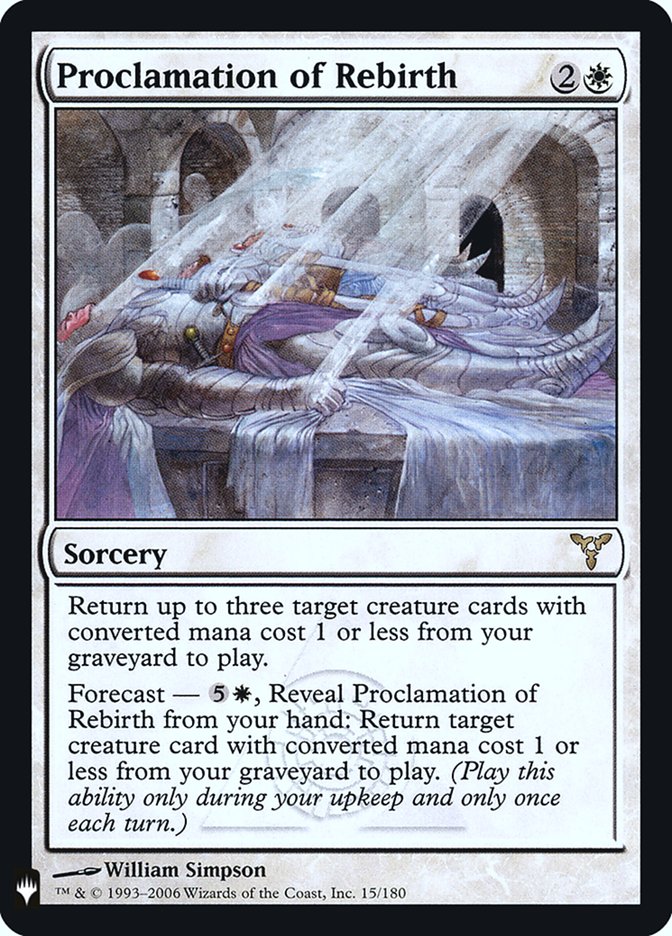 Proclamation of Rebirth [Mystery Booster] | Webway Games