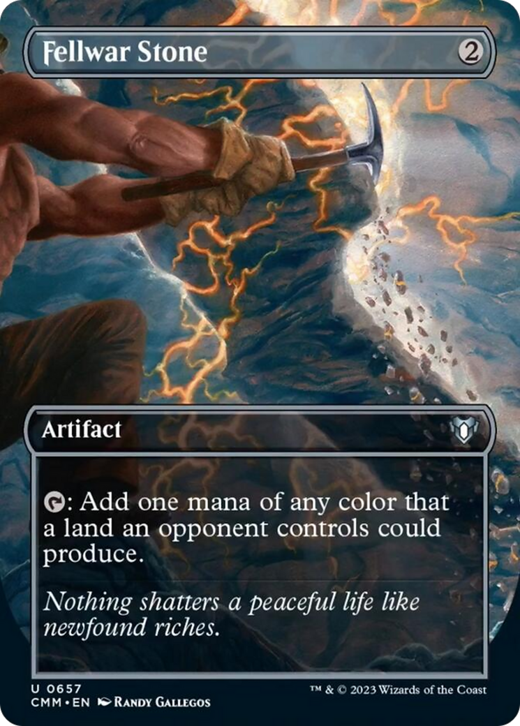Fellwar Stone (Borderless Alternate Art) [Commander Masters] | Webway Games