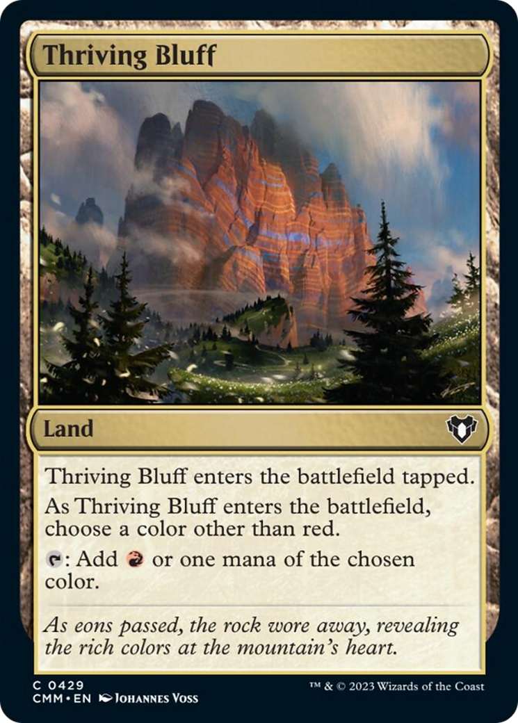 Thriving Bluff [Commander Masters] | Webway Games