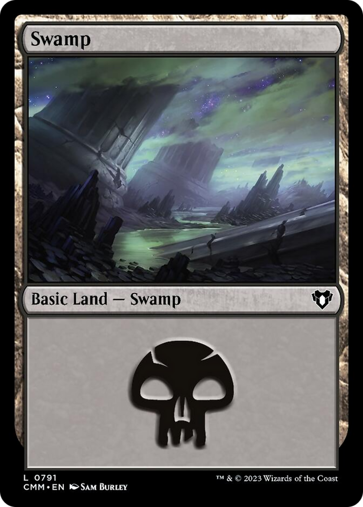 Swamp (791) [Commander Masters] | Webway Games