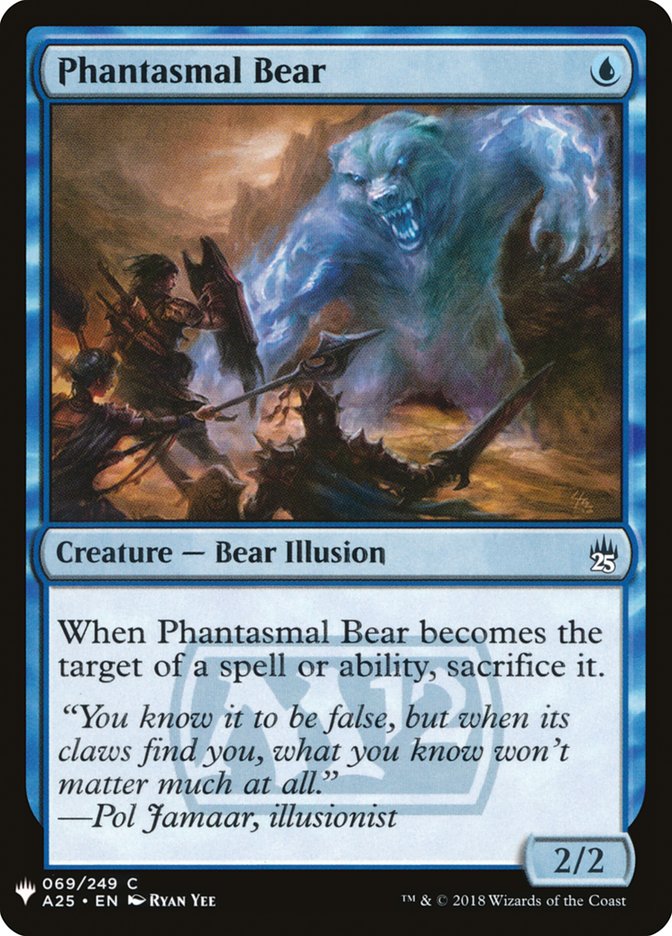 Phantasmal Bear [Mystery Booster] | Webway Games