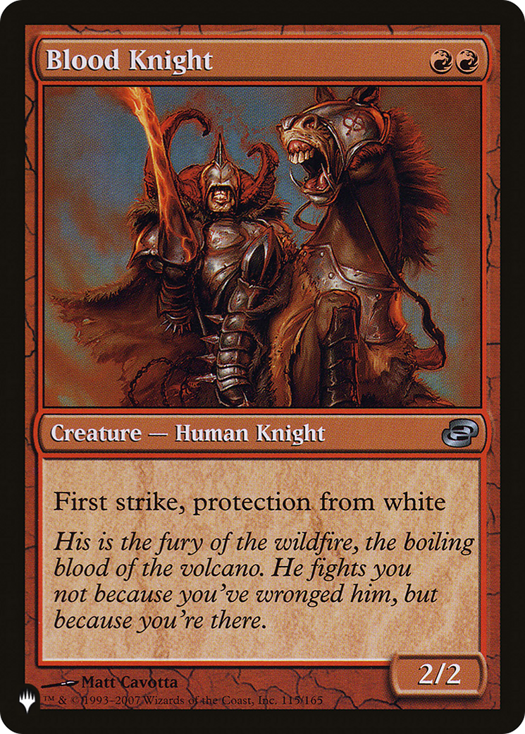 Blood Knight [The List] | Webway Games