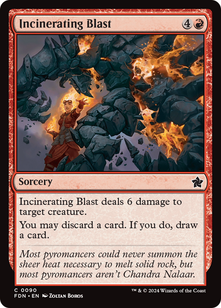 Incinerating Blast [Foundations] | Webway Games