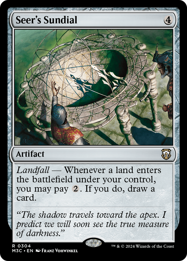 Seer's Sundial (Ripple Foil) [Modern Horizons 3 Commander] | Webway Games