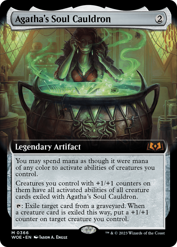Agatha's Soul Cauldron (Extended Art) [Wilds of Eldraine] | Webway Games