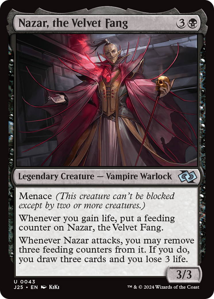Nazar, the Velvet Fang (Anime) [Foundations Jumpstart] | Webway Games