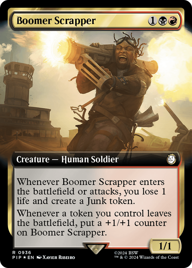 Boomer Scrapper (Extended Art) (Surge Foil) [Fallout] | Webway Games