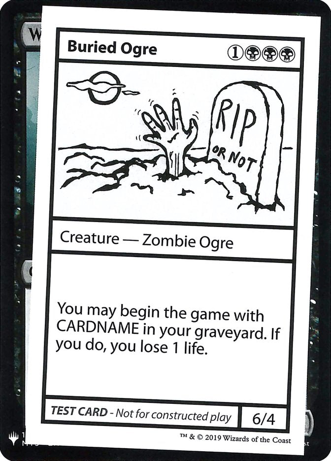 Buried Ogre [Mystery Booster Playtest Cards] | Webway Games
