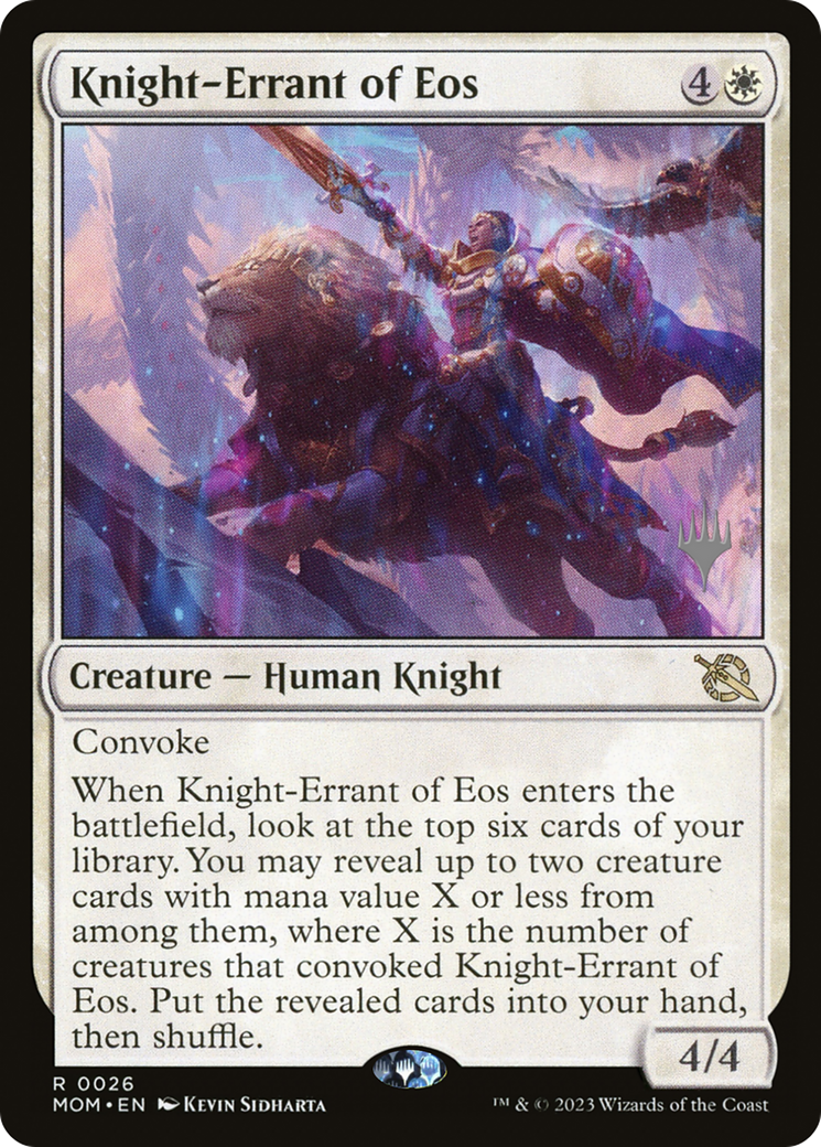 Knight-Errant of Eos (Promo Pack) [March of the Machine Promos] | Webway Games