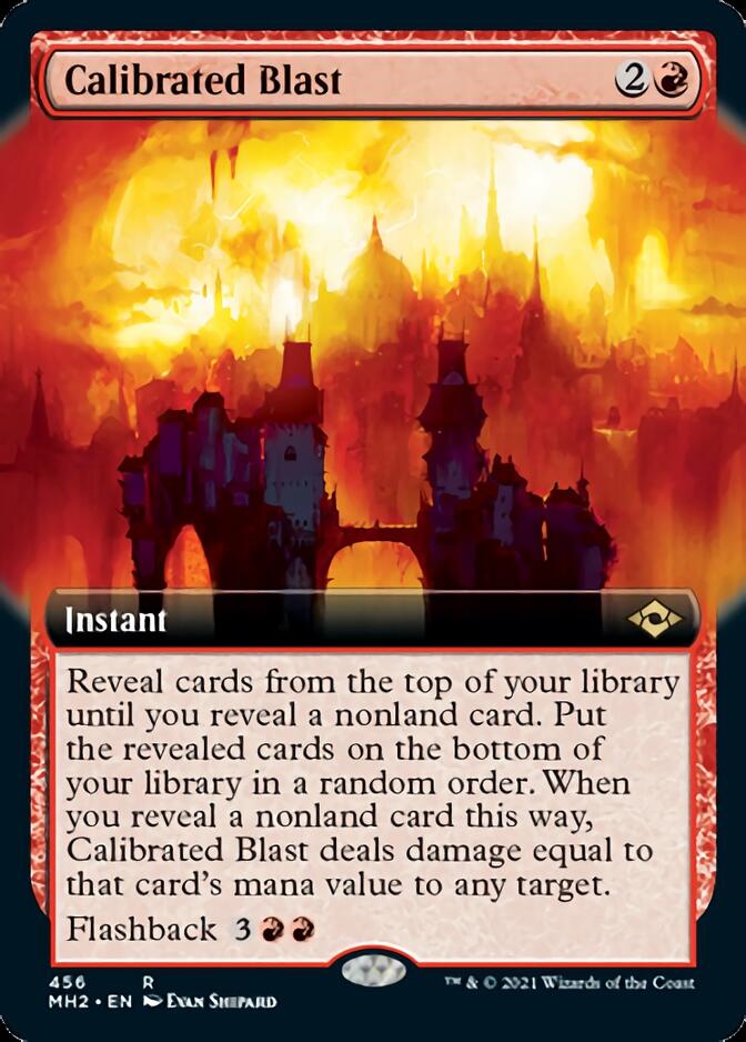 Calibrated Blast (Extended Art) [Modern Horizons 2] | Webway Games