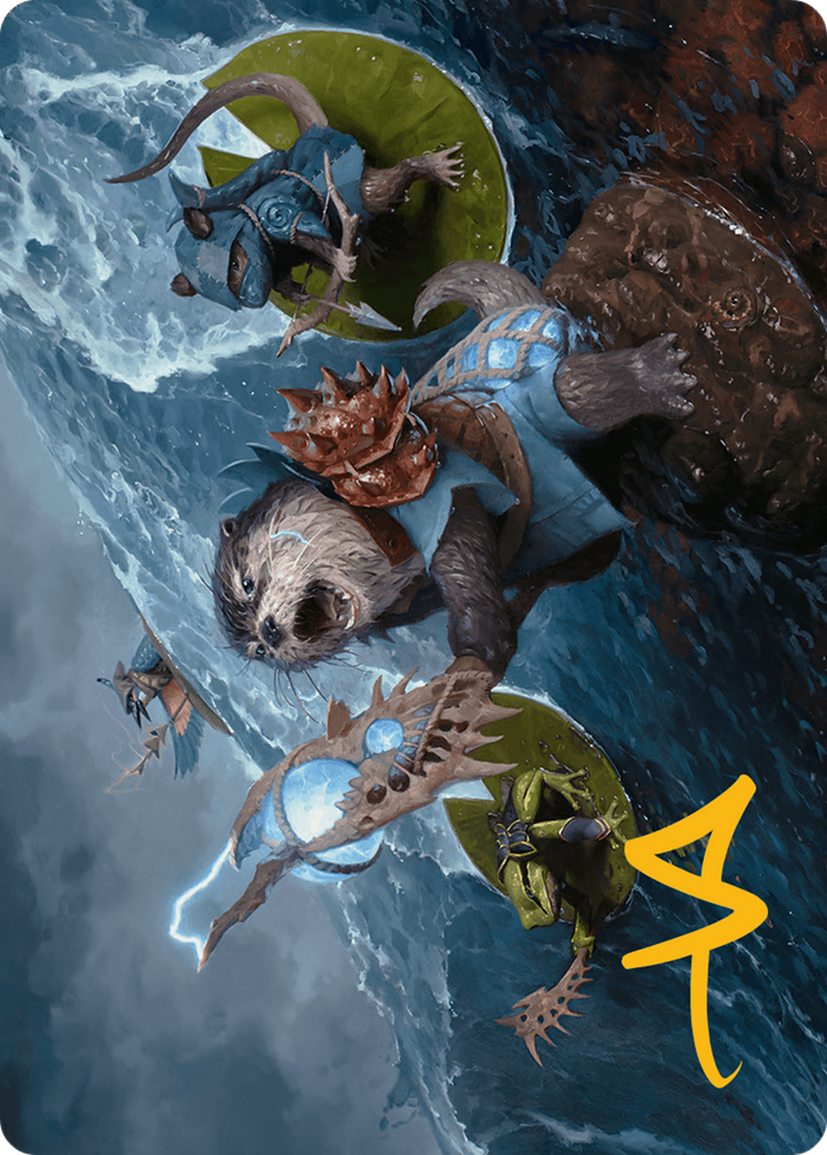 Valley Floodcaller Art Card (Gold-Stamped Signature) [Bloomburrow Art Series] | Webway Games