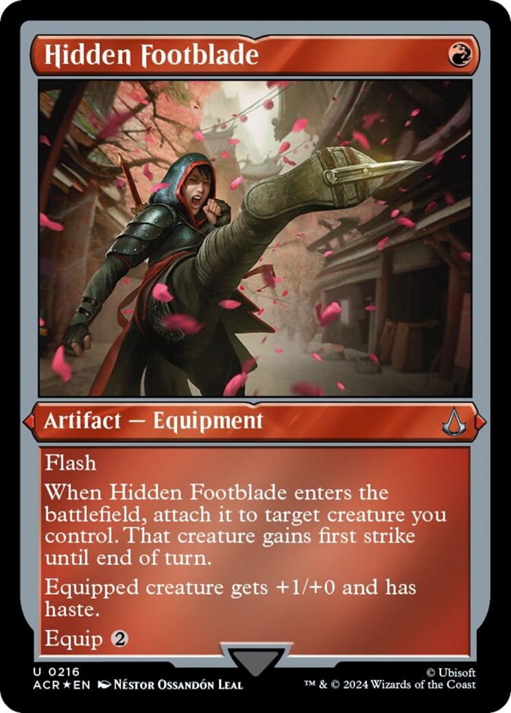 Hidden Footblade (Foil Etched) [Assassin's Creed] | Webway Games