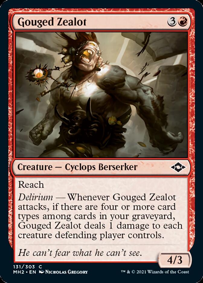 Gouged Zealot [Modern Horizons 2] | Webway Games