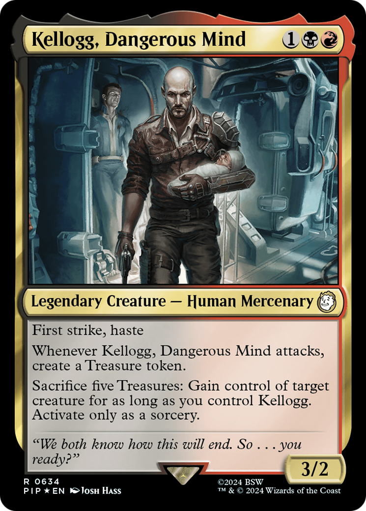 Kellogg, Dangerous Mind (Surge Foil) [Fallout] | Webway Games