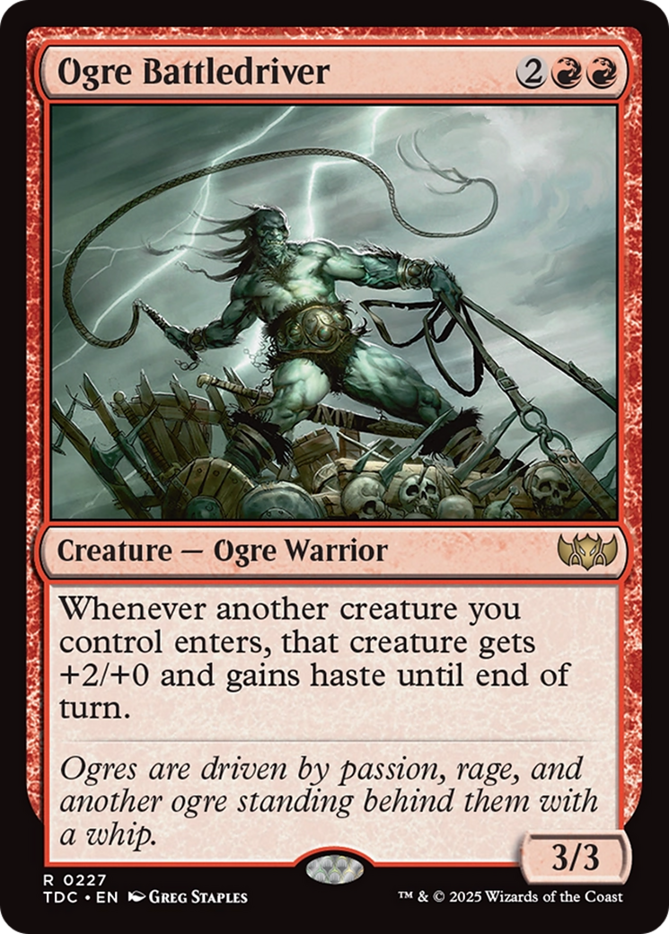 Ogre Battledriver [Tarkir: Dragonstorm Commander] | Webway Games