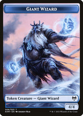 Dwarf Berserker // Giant Wizard Double-Sided Token [Kaldheim Tokens] | Webway Games