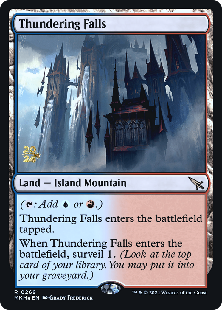 Thundering Falls [Murders at Karlov Manor Prerelease Promos] | Webway Games